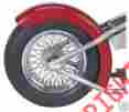 06-409 Milwaukee Iron Slim Jim 180 Mm Rear 8 5 Fender Harley Rigid Frame Usa
