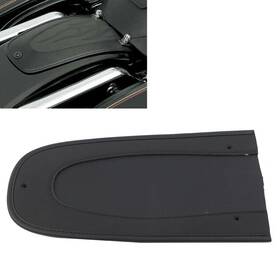 1880club 550724924248 Black Flame Rear Fender Bib Leather Solo Seat Fit Harley Street Glide Flht Fltr