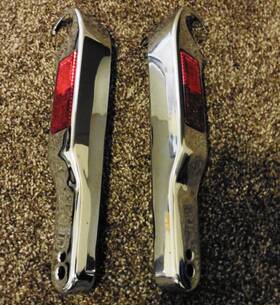 77330-mn0-010 1987/88 Honda Magna Super Set Of Grab Rails Good Condition