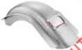 441027 - Curved Fender Skirted Plate License Rear Bagger-werx Led