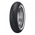 150-80b-16 45064132 Dunlop Rear Motorcycle Tire Medium White Wall
