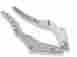 0215-2001-ch 90-07 Rsd Tracker Rear Fender Struts Chrome For Harley Softail