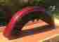 59928-00ql 93-03 Harley-davidson Flstc Heritage Luxury Rich Red Vivid Black W Pin Stripe Front Fender