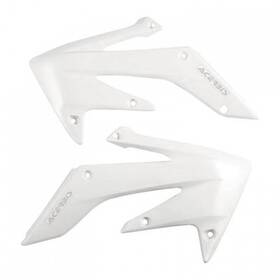 2043630002 Acerbis 15766806 Radiator Scoops White For Honda Crf250r 04-09 Crf250x