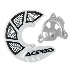 1655270177 Acerbis X-brake Vented Front Disc Cover With Mounting Kit White/black