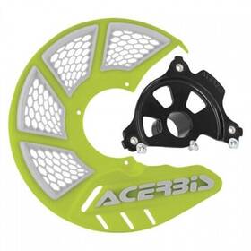 1655270239 Acerbis X-brake Vented Front Disc Cover With Mounting Kit Flo Yellow/white