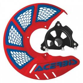 1655270241 Acerbis X-brake Vented Front Disc Cover With Mounting Kit Red/blue Black