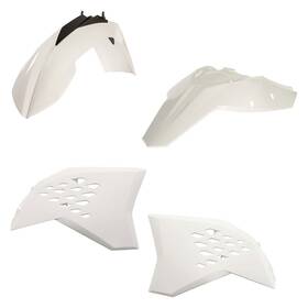 208203000299eb-8d3c2f Acerbis Replica Plastic Kit White For Ktm 150 Sx 2009-2010
