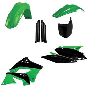 2198050145932f-80b628 Acerbis Full Plastic Kit Original 10/11 For Kawasaki Kx250f 2009-2012