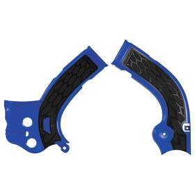 237426103482de-675eac Acerbis X-grip Frame Guards Blue/black For Yamaha Yz250f 2014-2016