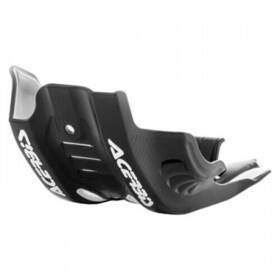 2449421007 Acerbis Plastic Offroad Skid Plate With Linkage Guard Black/white