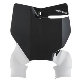 2527421007 Acerbis Raptor Front Number Plate Black/white For Ktm Sx Xc Sx-f Xc-f