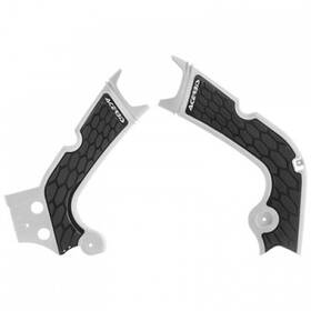 2630711035 Acerbis X-grip Frame Guards White/black For Honda Crf250r Crf450r