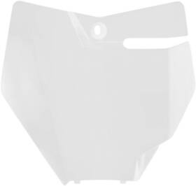 2685950002 Acerbis White Front Number Plate