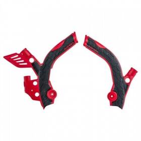 2686561018 Acerbis X-grip Frame Guards Red/black For Beta