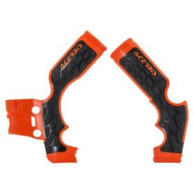 2688765225c94e-b4ee44 Acerbis Xgrip Frame Guards 16 Ktm Orangeblack For 65 Sx 20142023 G1n
