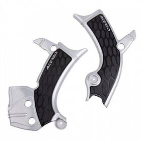 2689411015 Acerbis X-grip Frame Guards Silver/black For Yamaha