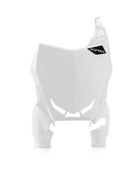 2689760002 Acerbis Raptor Front Number Plate - White/white
