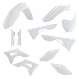 2736250002 Acerbis Full Plastic Kit White For Honda Crf250r Crf450r