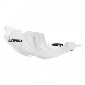 2736371035 Acerbis Plastic Offroad Skid Plate With Linkage Guard White/black
