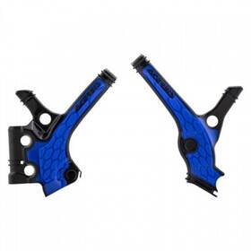 2736391004 Acerbis X-grip Frame Guards Black/blue For Yamaha Yz85 2018 2021