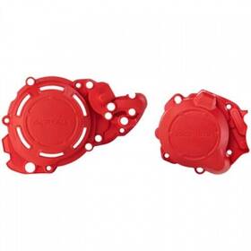 2780670004 Acerbis X-power Crankcase And Ignition/clutch Cover Kit Red