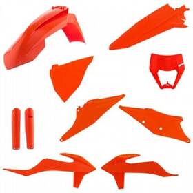 2791545226 Acerbis Full Plastic Kit 16 Ktm Orange For 150 250 300 350 450