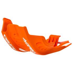 2791645321 Acerbis Plastic Offroad Skid Plate Ktm Orange/white For 450 500 Exc-f Xcf-w