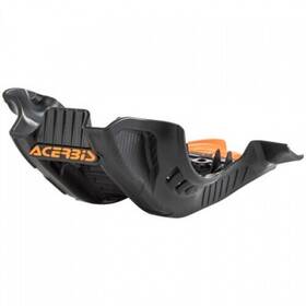 2791685229 Acerbis Plastic Offroad Skid Plate With Linkage Guard Black/16 Ktm Orange
