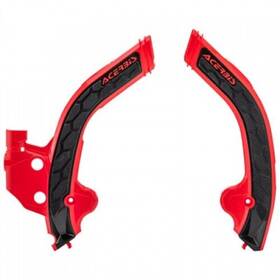 2801941018 Acerbis X-grip Frame Guards Red/black