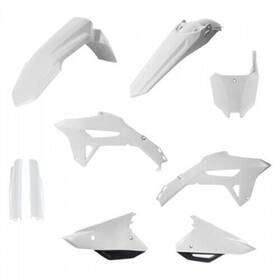 2858921035 Acerbis Full Plastic Kit White/black