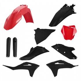 2872791018 Acerbis Full Plastic Kit Red/black
