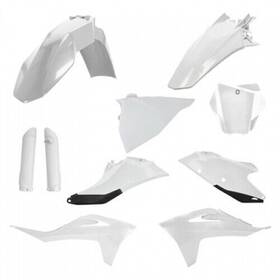 2872791035 Acerbis Full Plastic Kit White/black