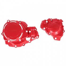 2895710004 Acerbis X-power Crankcase And Ignition/clutch Cover Kit Red