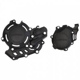 2911550001 Acerbis X-power Crankcase And Ignition/clutch Cover Kit Black