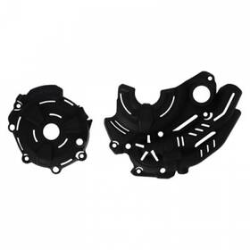 2977600001 Acerbis X-power Crankcase And Ignition/clutch Cover Kit Black
