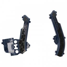 2979601034 Acerbis X-grip Frame Guards Blue/black