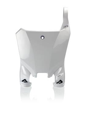 2981820002 Acerbis Raptor Front Number Plate White Hon -
