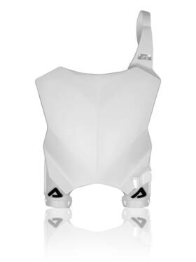 2981840002 Acerbis Raptor Front Number Plate White Kaw -