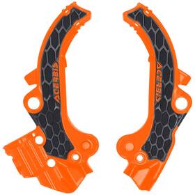 2985891008 Acerbis X-grip Frame Guards Orange/black
