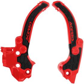 50-2024-2025-red Acerbis 2985911018 X-grip Frame Protectors-gasgas-mc 50-2024-2025-red/black