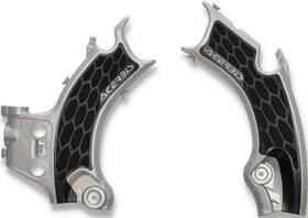 450r-2025-silver Acerbis 2986181015 X-grip Frame Protectors-honda-crf 450r-2025-silver/black