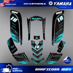Acerbis 660 660r Yamaha Raptor Full Graphics Decals Stickers Kit Atv