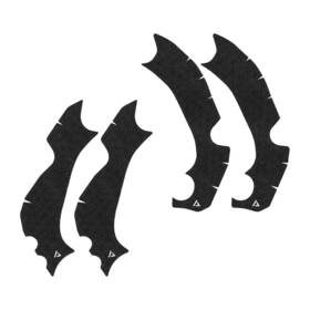 Aa-bk2 Adrenaline Addicts 2024-2025 Kawasaki Kx250 Kx250f Kx450 Rubberized Grip Tape Frame Guard 2 Pairs