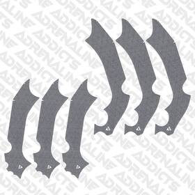 Aa-k23 Adrenaline Addicts 21-24 Kawasaki Kx250f Kx250x 19-23 Kx450 Kx450x Rubberized Grip Tape 3 Pairs