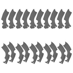 Aa-kx48661 Adrenaline Addicts 2009-2019 Kawasaki Kx250f Kx250 Rubberized Frame Grip Tape 10 Pairs