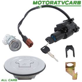 Mot4049942 All-carb For 2013-2018 Honda Cbr500r Cb500f Cb500x Ignition Switch Lock Fuel Gas Cap Key