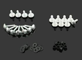 Frb003-round-silver Areyourshop Honda 03-06 Cbr H10 Screws 04-07 For 1000rr Complete 600rr Kit Fairing Bolts