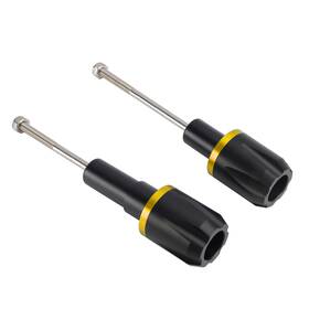 Fs-255-gold Areyourshop Aluminum Frame Crash Slider Protection Gold For Kawasaki Ninja 650 2017-2023
