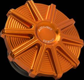 0703-0852 Arlen Ness Gas Cap Orange 10 Gauge #0703-0852